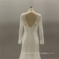 Vestido De Noiva Tulle Mariage Fishtail white long sleeve bridal dresses